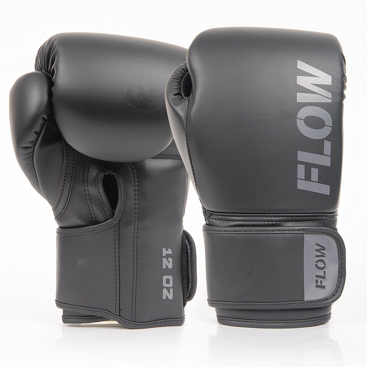 Flow Balance Bokshandschoenen - Microfiber - Zwart 12 oz