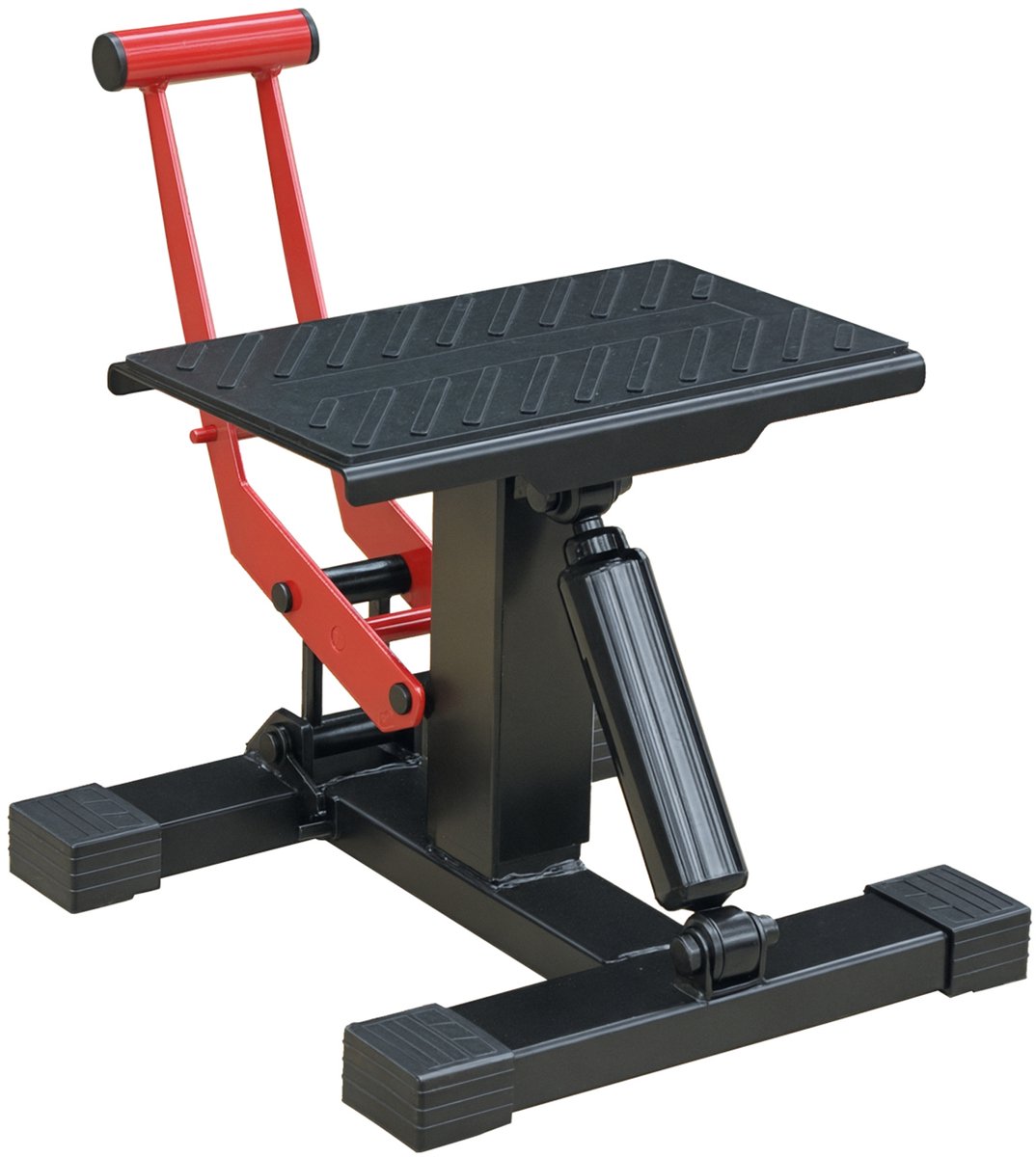 Hydraulische motorfietslift, professionele motor hefbrug, 150 kg draagvermogen, in hoogte verstelbare hefstandaard, vouwbare hefbrug, universele motorhouder voor reparatie van motocross