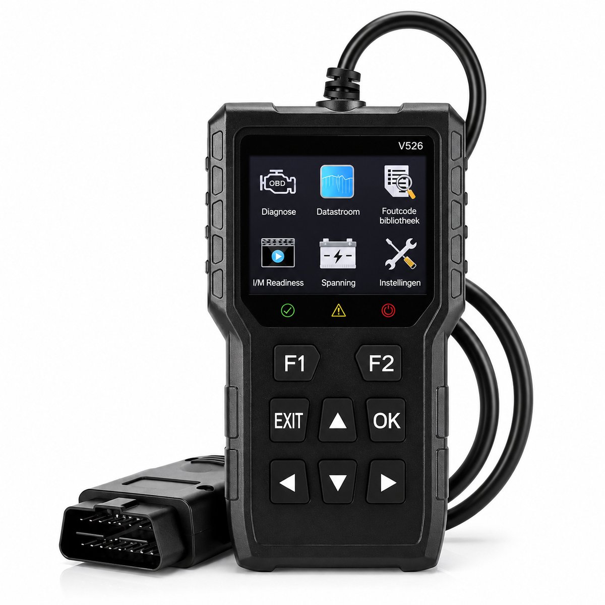 PCMOS V526 Pro+ OBD2 Scanner – Auto Uitlezen & Foutcodes Wissen – Diagnoseapparaat Auto – Live Data – Check Engine Reset – Nederlands