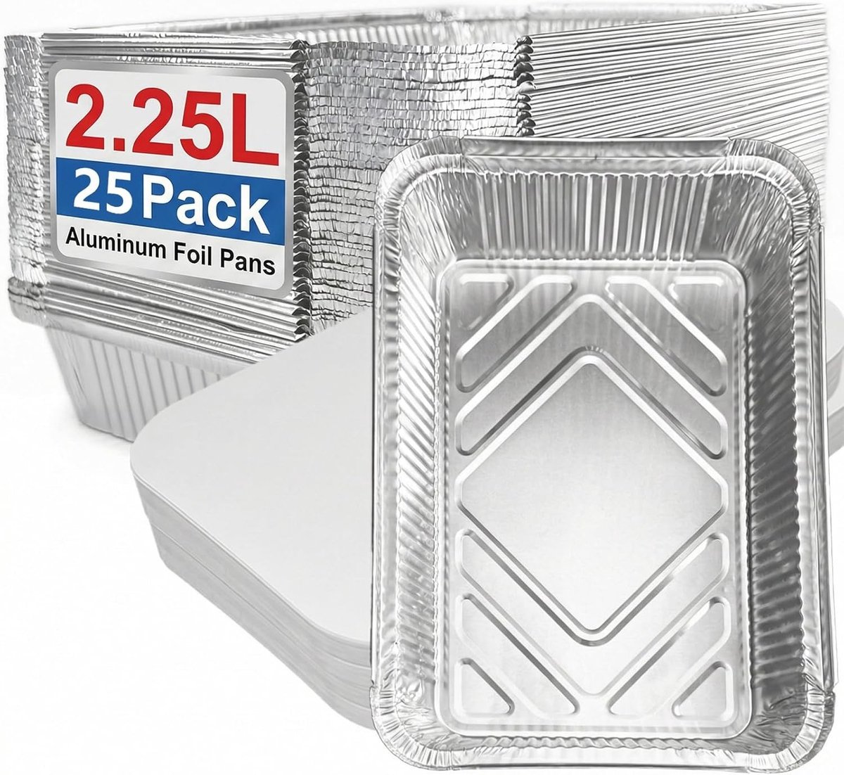 Aluminium Grillschalen - 25 Stuks - Lichte en Stevige Schalen voor Grillen en Bakken
