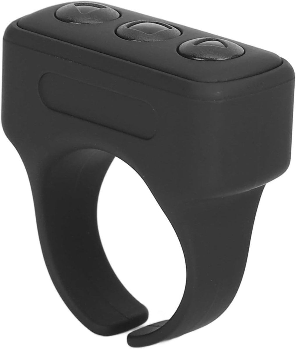 Bluetooth Ring Afstandsbediening voor TikTok Scrolling, Draadloze Klikker voor Smartphone Camera, Geschikt voor iOS en Android, Ideaal voor Selfies en Video's
