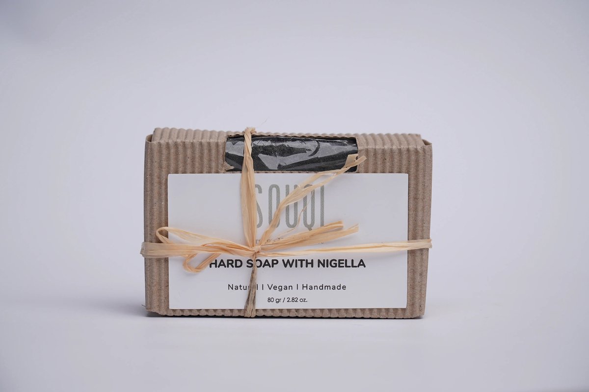 Souqi Nigella Zeep met Zwarte Komijnolie - 80g