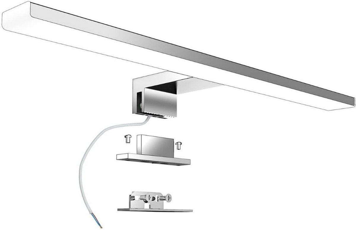 Zolvano® Spiegellamp badkamer - Wandlamp - Spiegelverlichting - Zilver