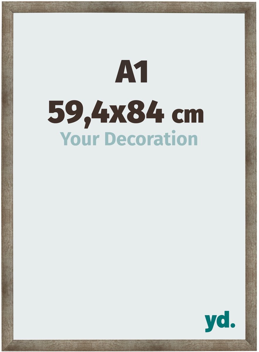 yd. Your Decoration - Fotolijst A1 59,4x84 cm - MDF - Metaal Vintage - Bologna