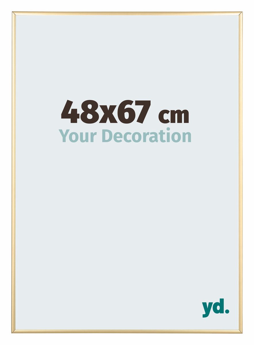 yd. Your Decoration - Fotolijst 48x67 cm - Aluminium - Goud - Kent
