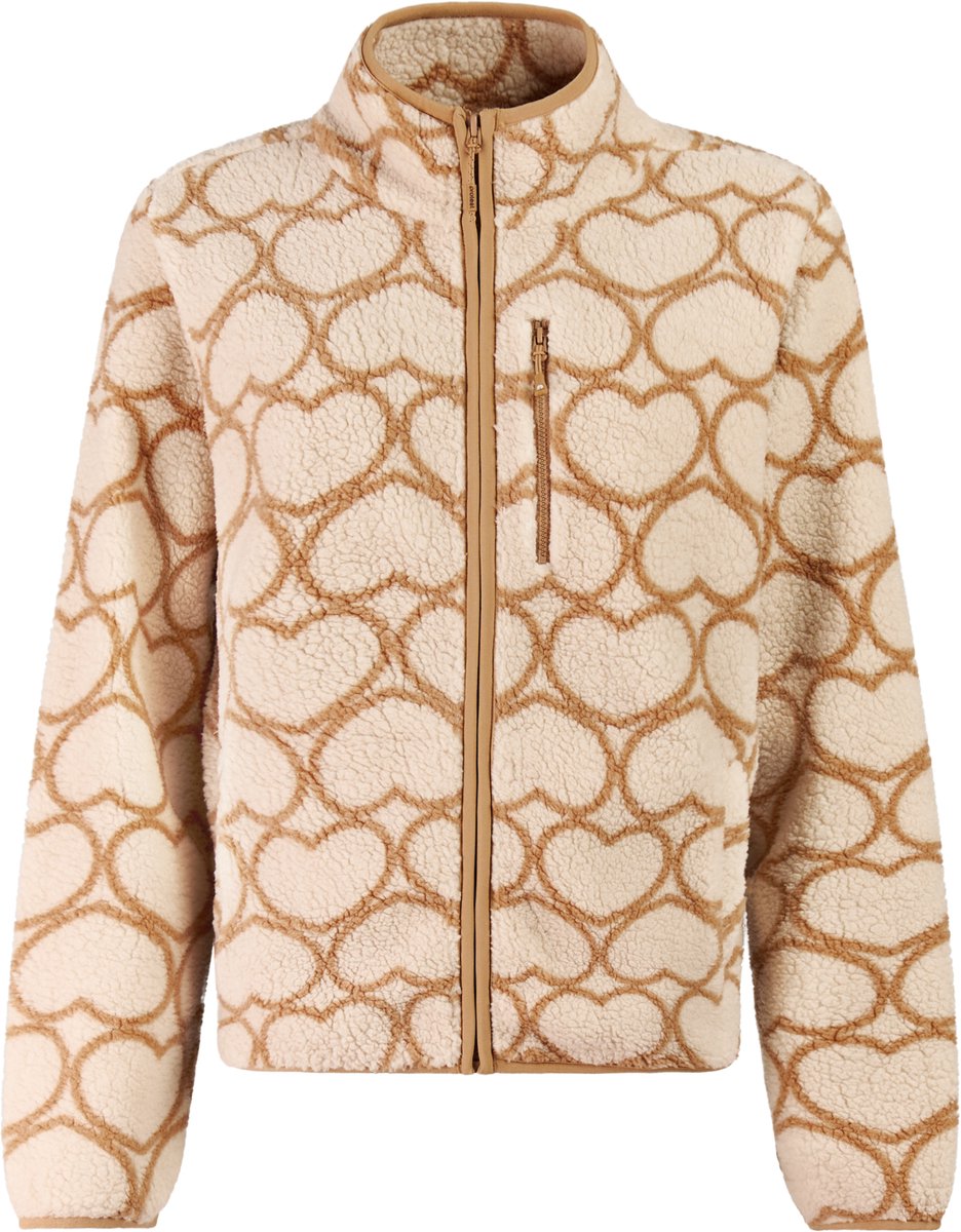 Protest PRTWiba Vest Dames Fleece Rits Kitoffwhite