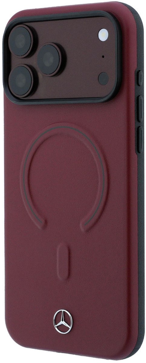 Mercedes-Benz Backcover hoesje voor Apple iPhone 18 Pro Max - burgundy van Mercedes-Benz — afbeelding 2