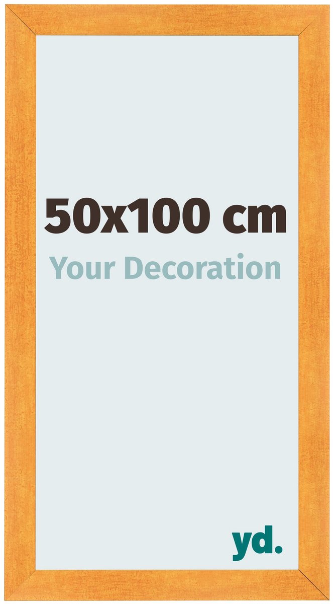 yd. Your Decoration - Fotolijst 50x100 cm - MDF - Oranje - Pisa