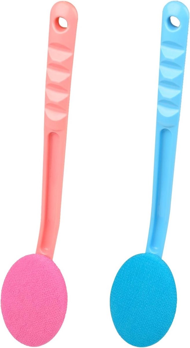 2 Stuks Lotion Applicator voor de Rug - Afneembare Lichaamsborstel voor Thuis en Reizen