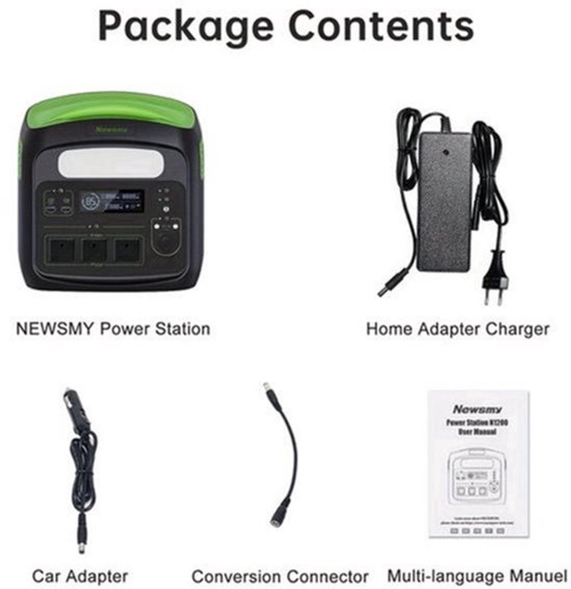 Powerstation – Noodstroomvoorziening – Generator – Camping Accu – Mobiele Energiecentrale – 576Wh LiFePO4 Batterij – 700W Piekvermogen – Zuivere Sinusgolf AC Uitgangen – USB-C PD 100W Snelladen