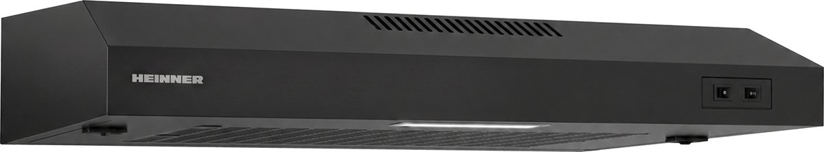 Heinner CH-MD190BK Onderbouw Afzuigkap 60 cm – 190 m³/u – 1x 38 W Motor – 2 Standen – 1x 1.5 W LED-Verlichting – 5 Jaar Garantie – Zwart