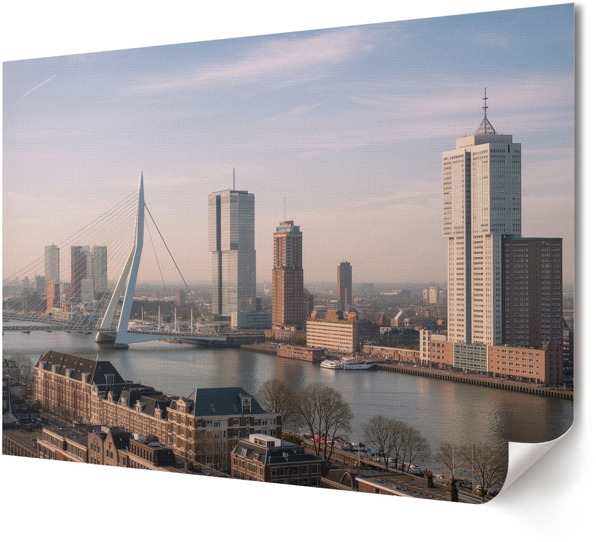 Coloray Polycanvas Wandposter - Jezus De Speler, Illustratie - A4 - Beige Motief - Rechthoek - Interieurdecoratie - Woonkamer, Slaapkamer, Kantoor - Humoristisch