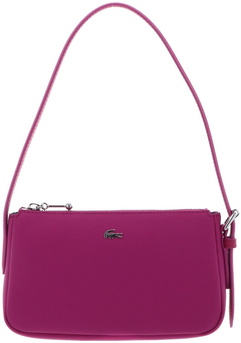 LACOSTE schoudertas Daily City Shoulder Bag Rubine roze