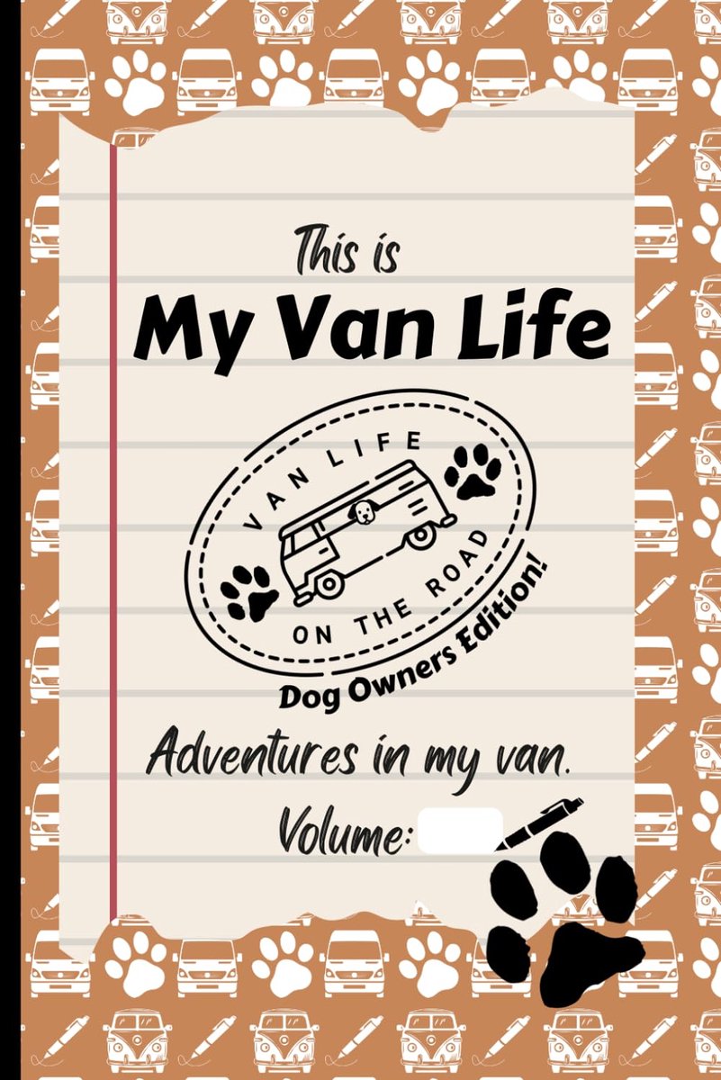This Is My Van Life - Dog Owners Edition: Van Life with dogs Journal - Pet Travel Adventures Notebook - ShopVlot