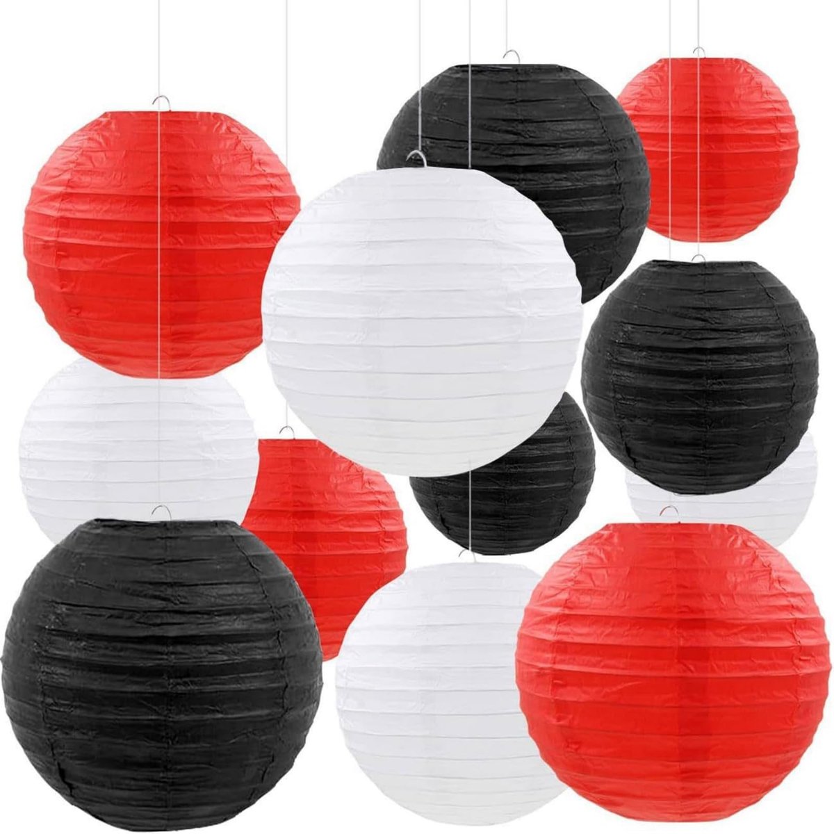 12 papieren lantaarns – perfecte decoratie voor bruiloften, verjaardagen, babyfeestjes en tuinen - ShopVlot