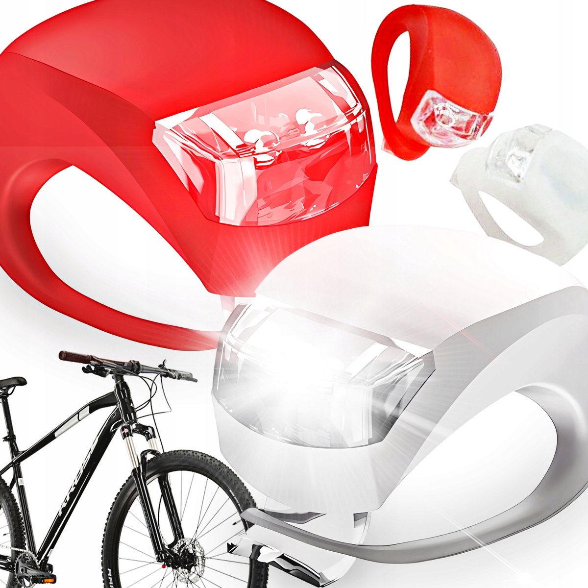 LED Fietsverlichting Set Voor & Achter - Veiligheid & Zichtbaarheid