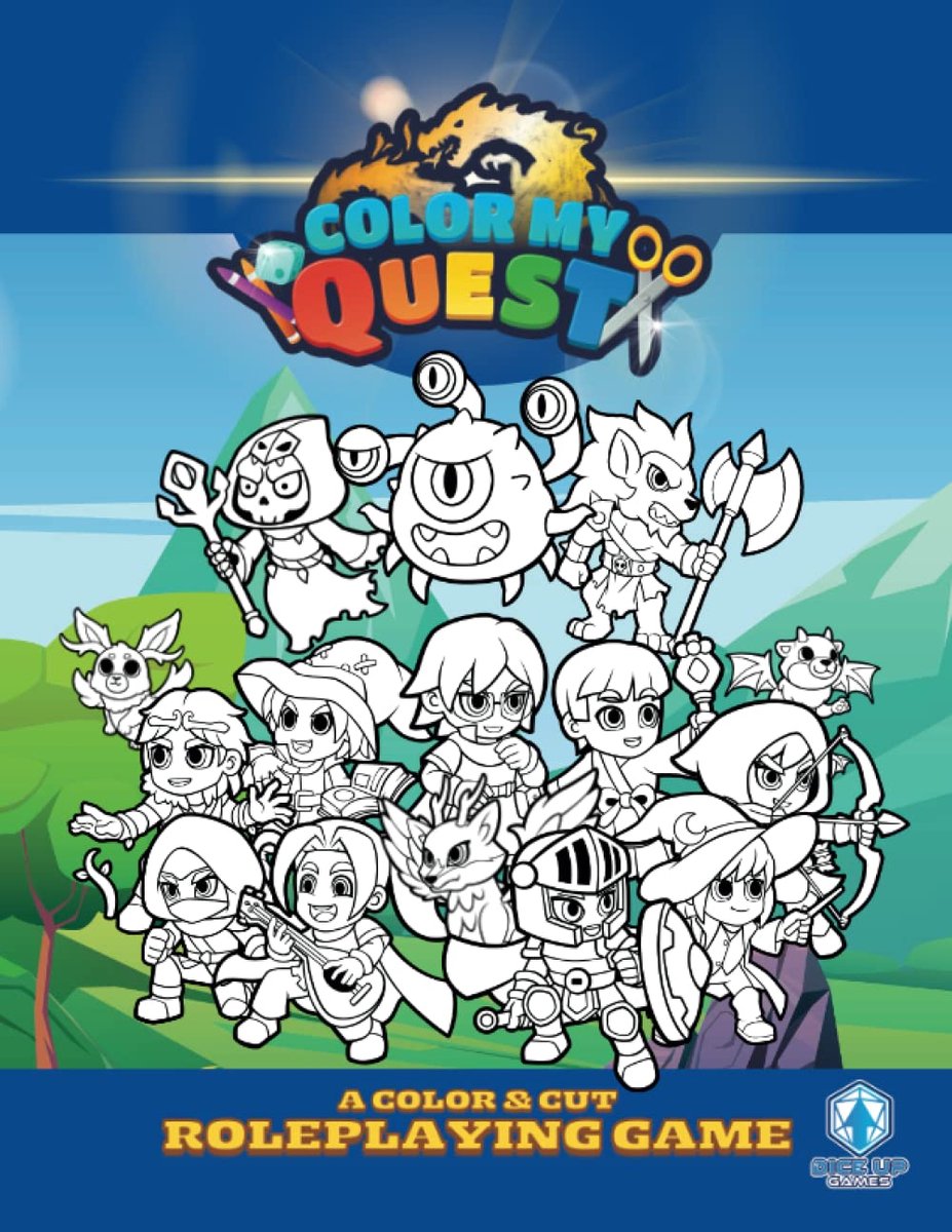 Color My Quest: The Color & Cut Roleplaying Game - ShopVlot