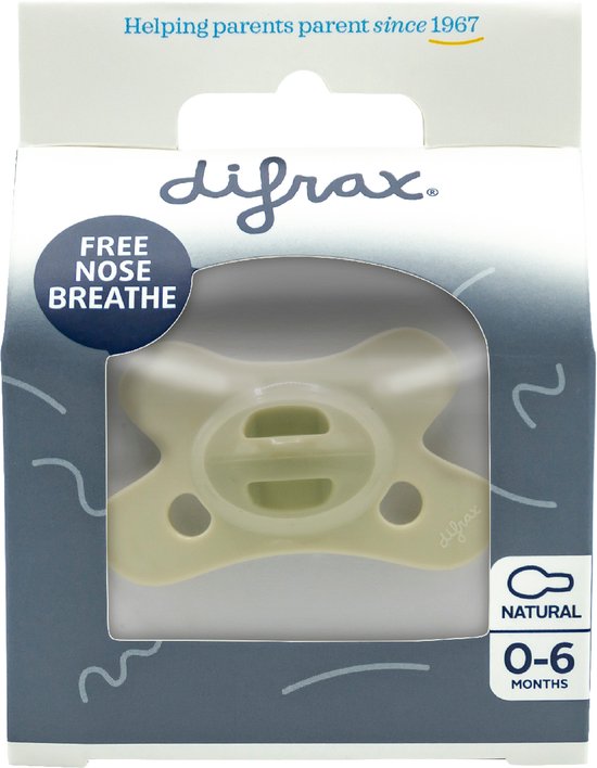 Difrax Fopspeen Natural 0+ mnd Lime van Difrax — afbeelding 3