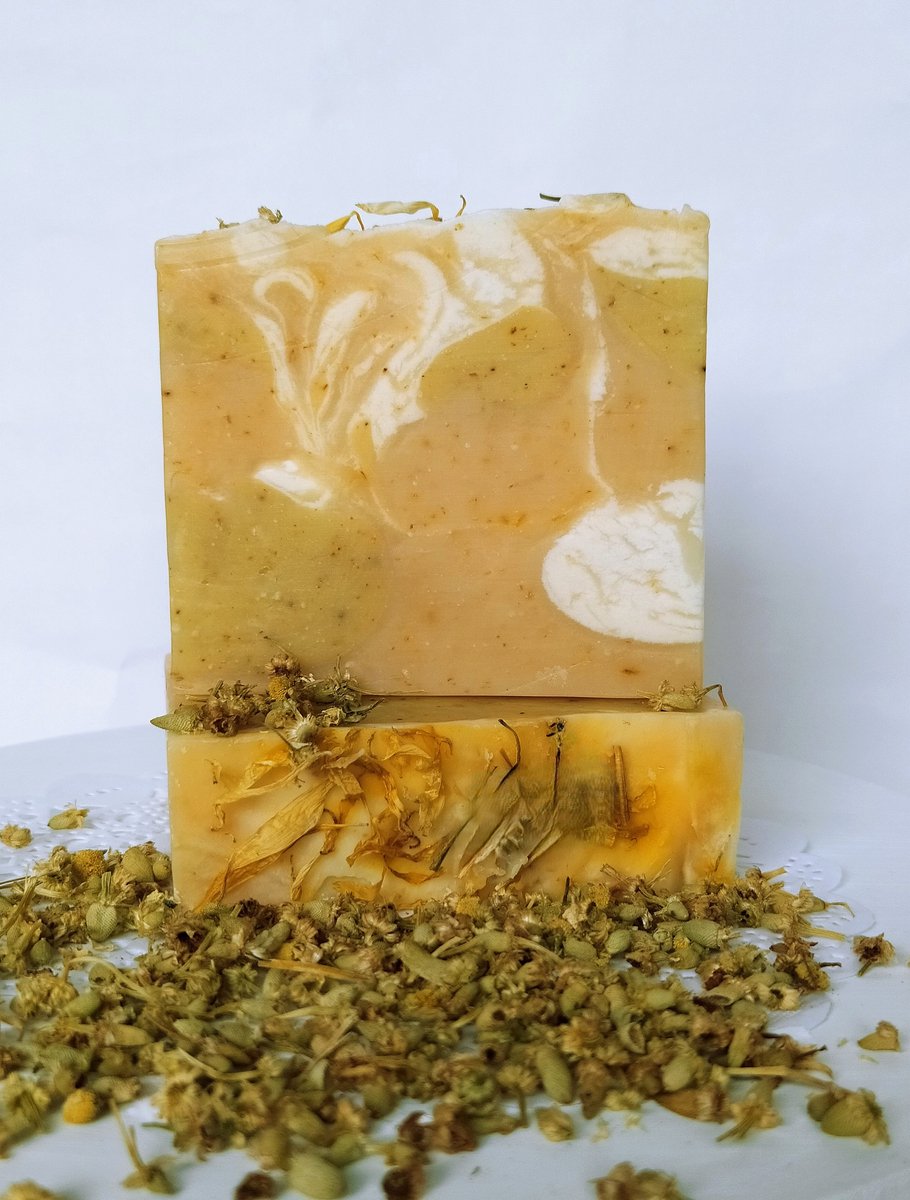 Chamomile & Calendula zeep - Handgemaakt - Biologisch