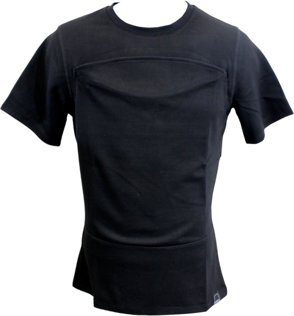 Womboo Buidelshirt - Man - Maat XXL - Zwart