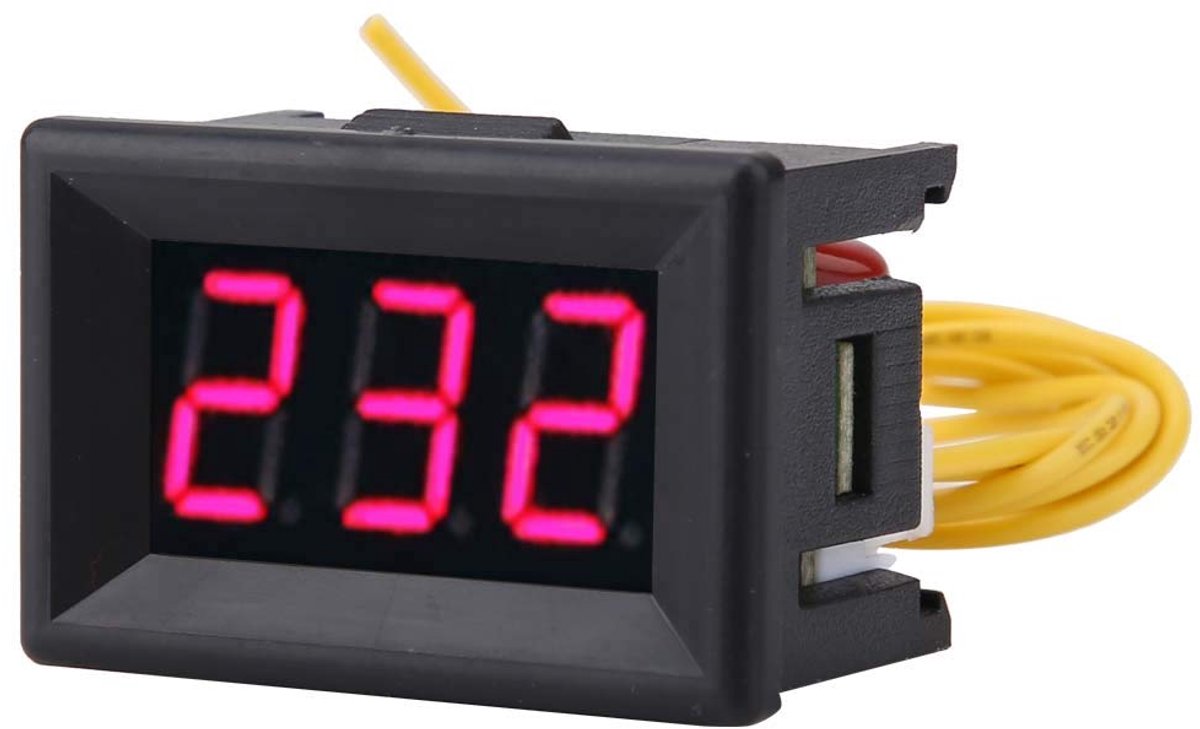LED Voltmeter - AC Voltage Tester Met 0.36″ LED Display - Panel 70-380V