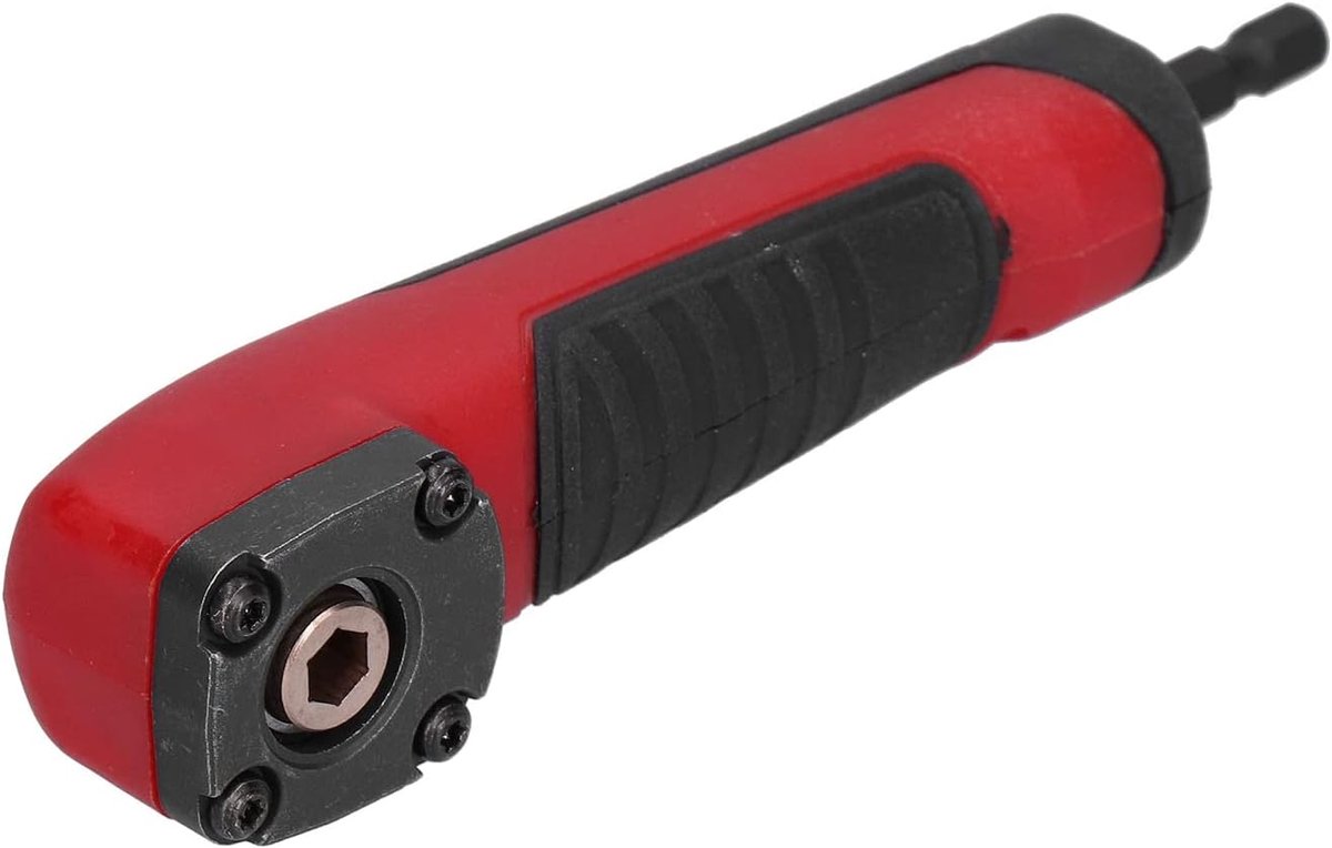 Haakse Adapter, Multifunctionele Rode 90 Graden Slagschroevendraaier Booradapter Haakse Boorhulpstukadapter