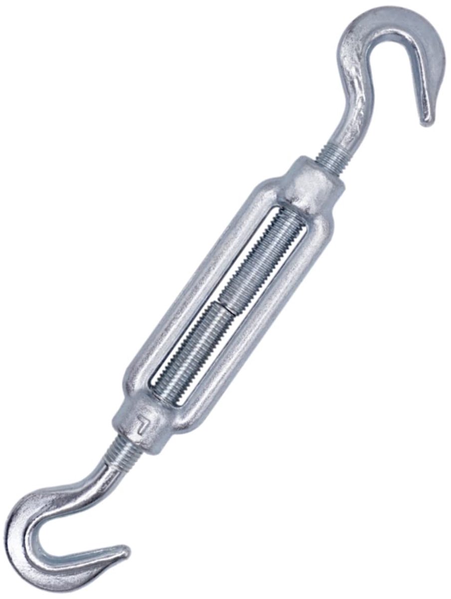 (Pack van 1 stuks) Spanschroef Draadspanner M14, Verstelbare spangespen Haak en haak, Touw Kabelspanning (1 stuks, M14)