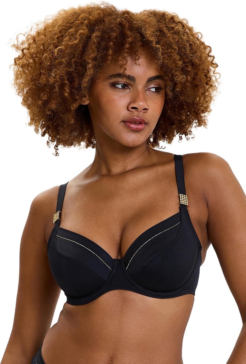 Complexe Bain, Zwempak shirt, Speekaboo Shape, GCE Zwart, 85E