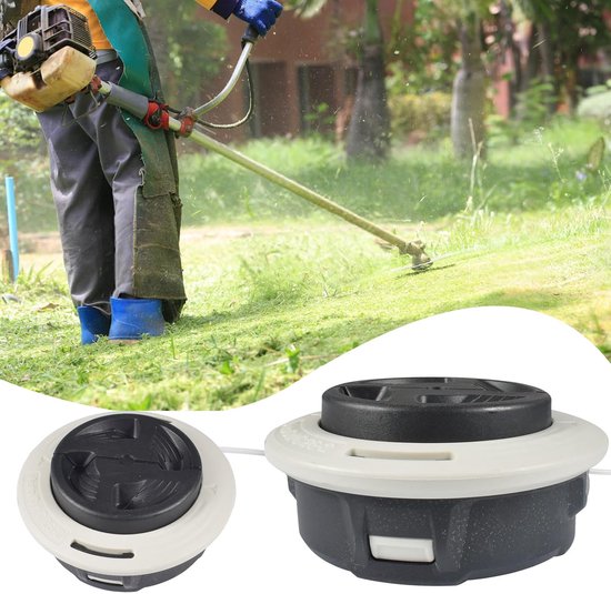 Vervang de maaikop AutoCut C26-2, draadkop voor bosmaaier, trimmerkop met robuuste stalen knop, voor Stihl FS55 FS56 FS55RT FS56R FS70 FS70R FS74 FS76 FS80, M10x1.0FLH — afbeelding 3