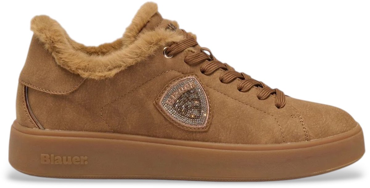 Blauer Victory pantoffels cognac