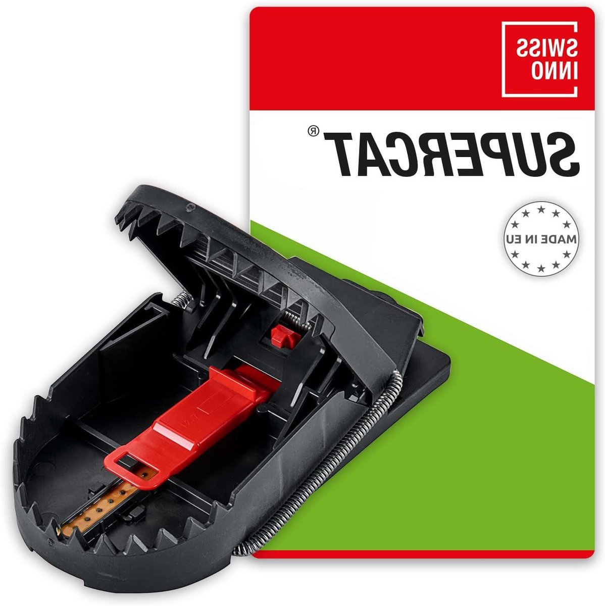 Rattenval - Ongediertebestrijding - Ongedierte Vangen - Gepatenteerd Easy Catch Systeem - 1 Val - Zwart