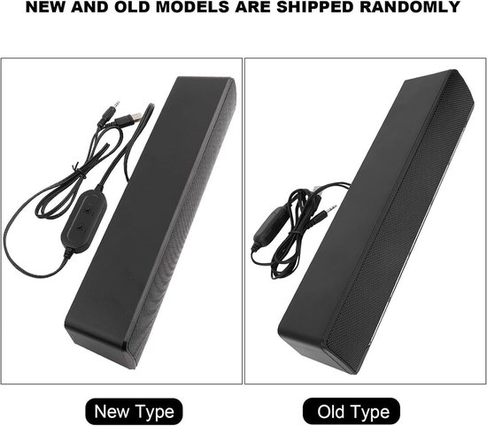 Soundbar Luidspreker - Muziekbox - Muziek Luisteren - 3D Stereo Geluid - 32 cm Lang - Zwart — afbeelding 3