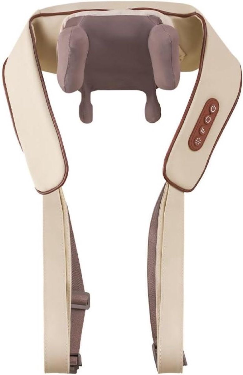 Nekmassage Apparaat - Schouder Rug - Spierontspanning - 6D Shiatsu Kopping - 42°C Warmte - Zwart