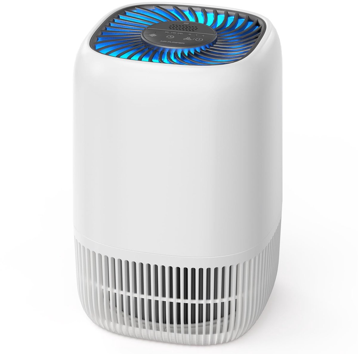 Luchtreiniger H13 HEPA 3-Fasen Filter – Stil 22 dB – Aromatherapie – Energiezuinig 5W – Wit