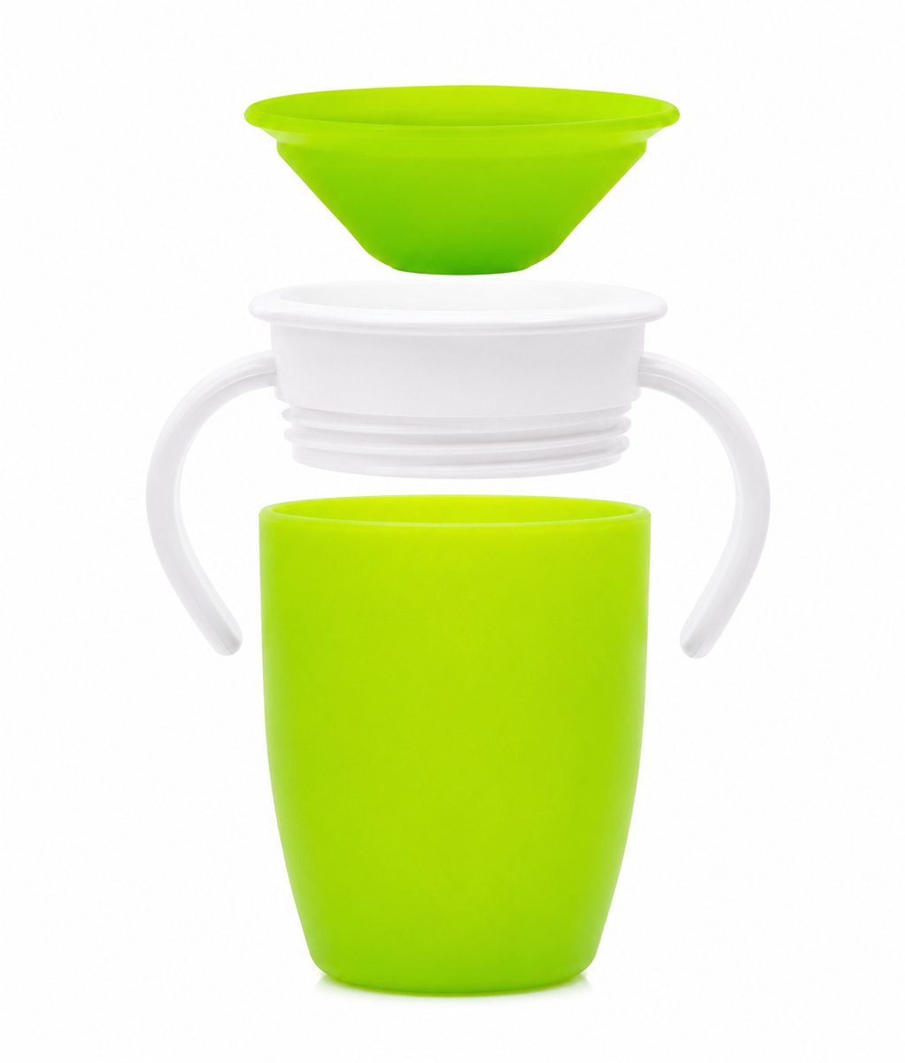 360° Anti-Lek Oefenbeker voor Baby & Kind - Trainer Drinkbeker - 207 ml - BPA-vrij