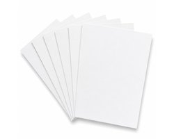 Cards & Crafts A4 Karton Wit - 100 Vellen - 250 g/m² - Stevig Cardstock & Knutselpapier - 21 x 29,7 cm