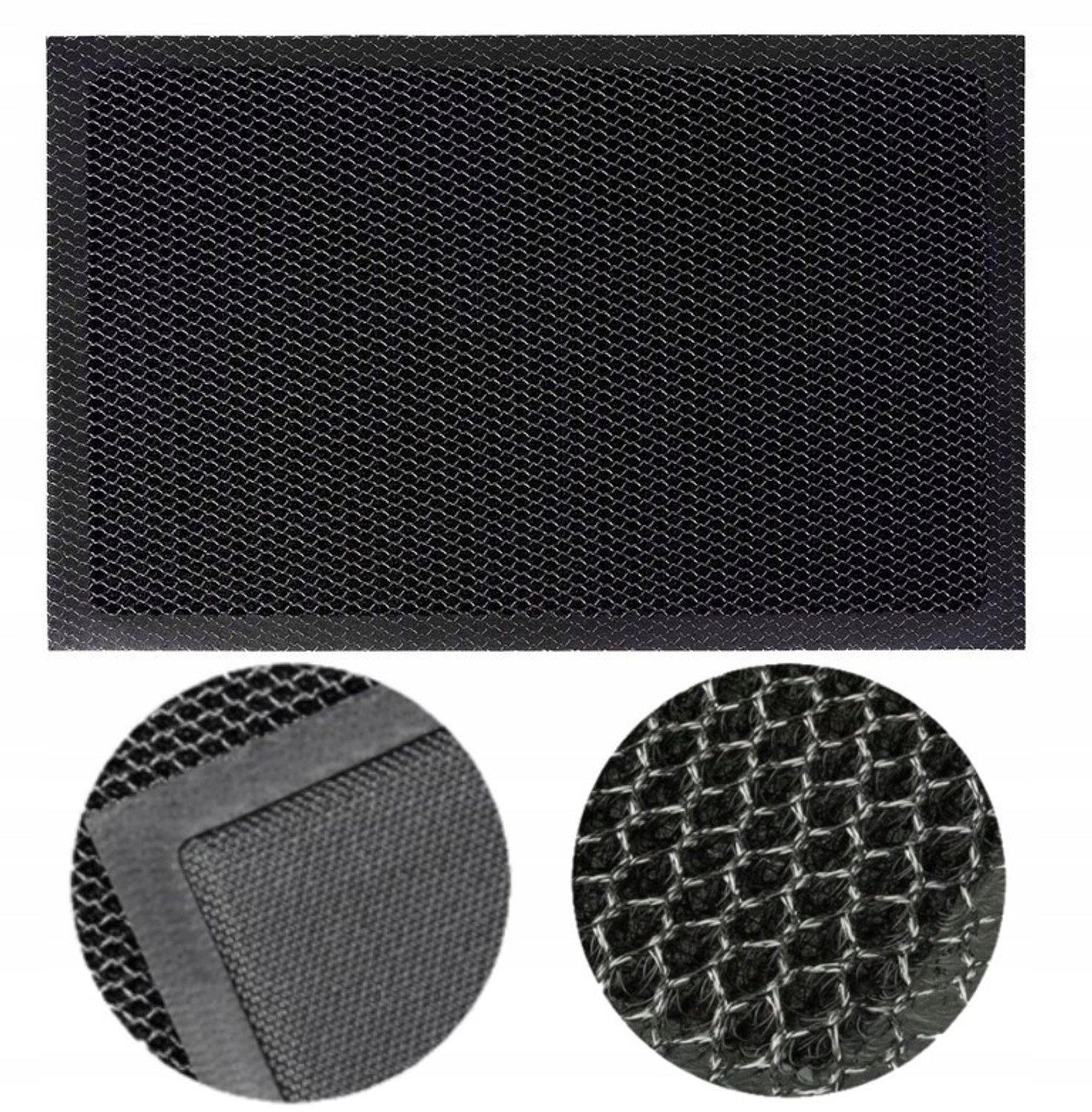 Grote 3D Net Woonkamer Deurmat 90x150cm - Antislip PVC