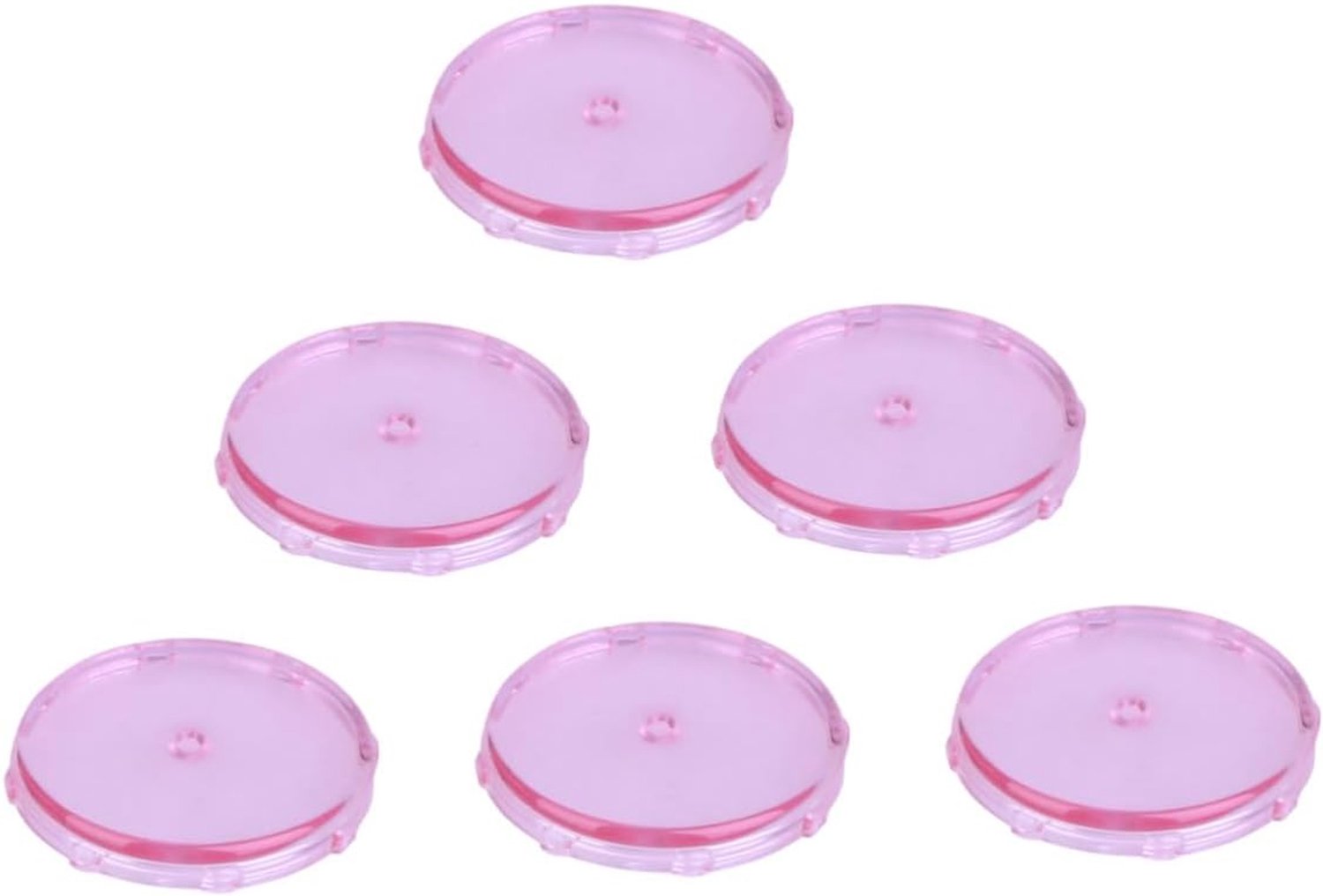 Dagen Medicijnhouder Draagbare Mini Ronde Pillendoos Stapelbare Transparante Weekplanner Stevig Lichtgewicht Organizer in Roze voor Dagelijkse Medicatie