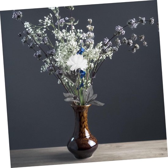 10 Stuks Halloween Realistische Zwarte Witte Dahlias Stof Materiaal Veelzijdige Bruidsboeket Feestelijke Tafeldecoratie Geschikt voor Huwelijk Thuisgebruik — afbeelding 3