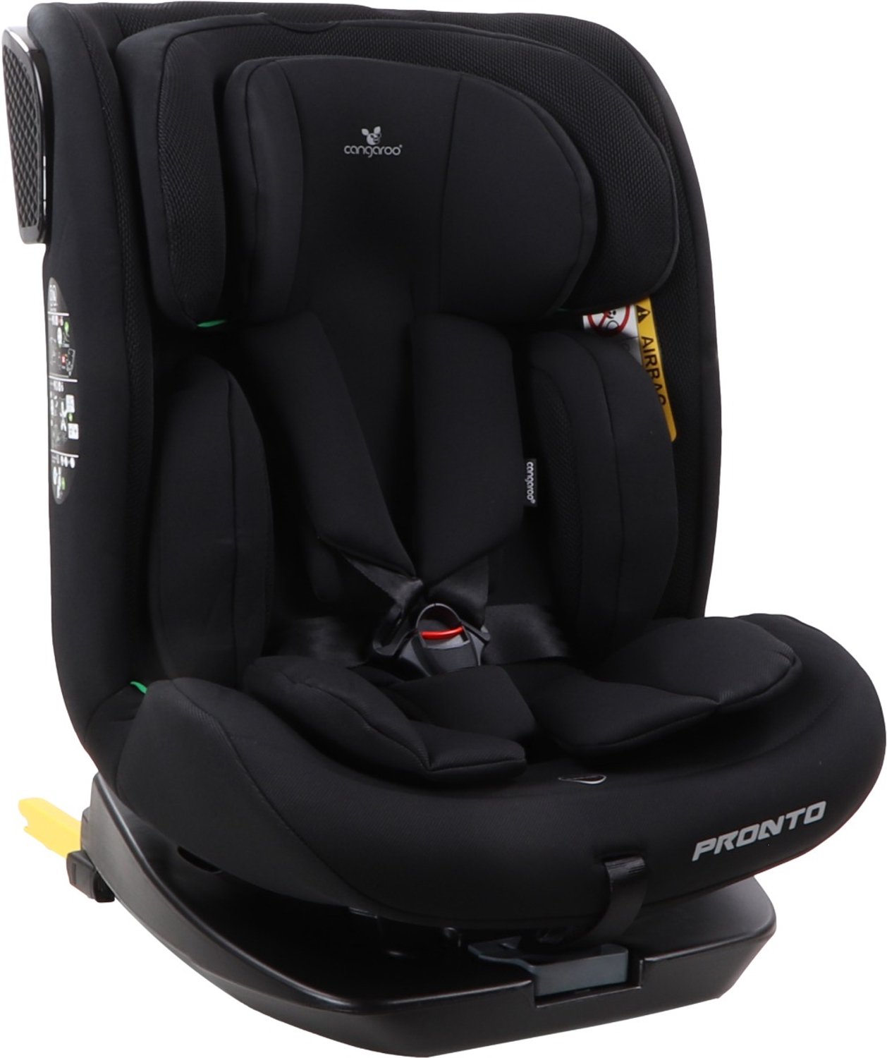Cangaroo Pronto Black 40-150 cm 360° i-Size Autostoel