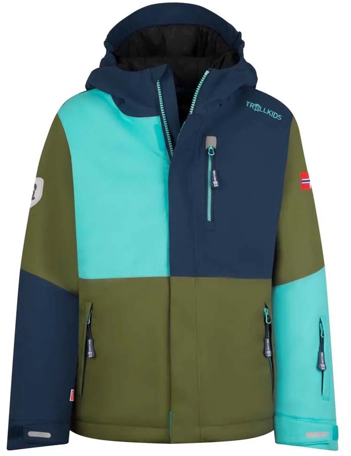 Trollkids Hallingdal Jas 122 cm Kinderen Blauw