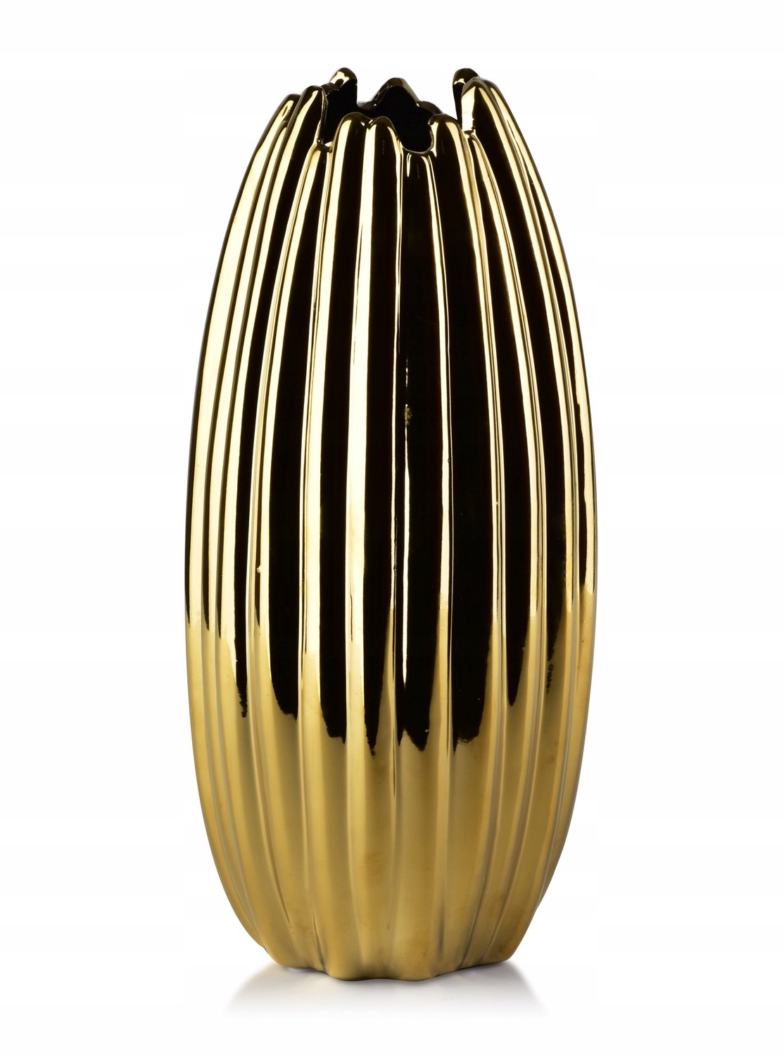 Rory Gold Vaas Keramiek 13x9xh29cm Geel