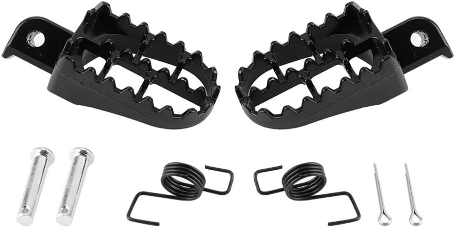 Motorfiets voetsteunen, 2-delige motorfiets voetsteunen pedalen rest voetsteunen voor PW50 PW80 TW200