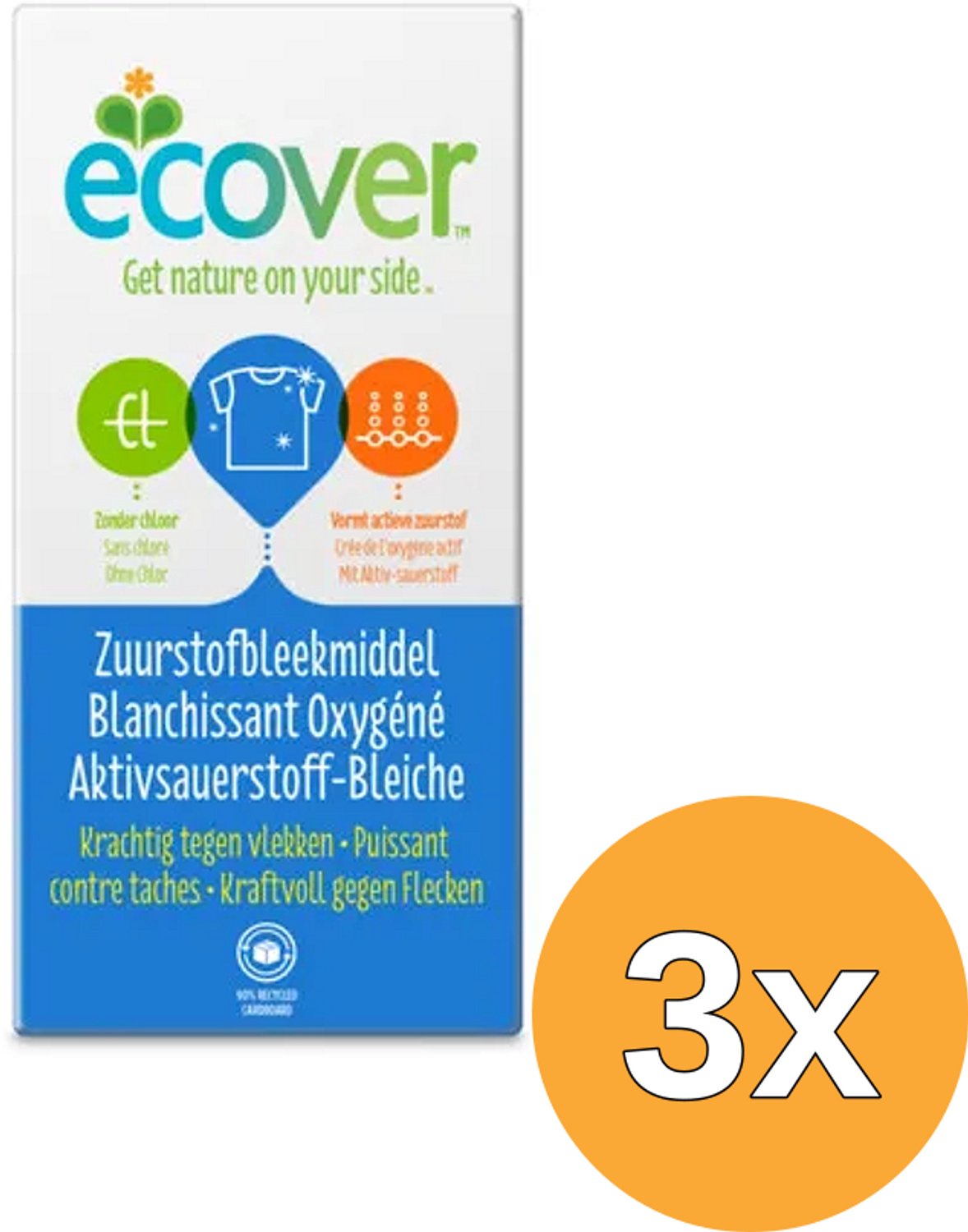 3x Ecover Zuurstofbleekmiddel (400 gr)