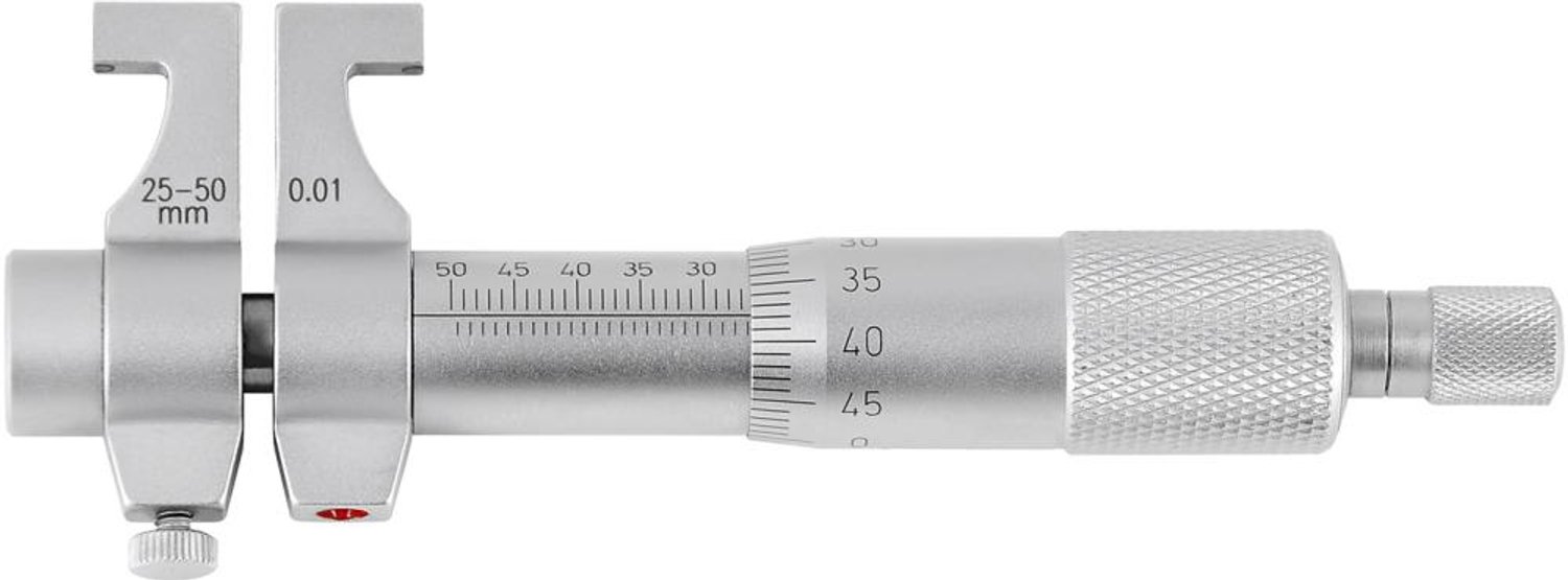 Binnenschroefmaat met HM-meetvlakken 25-50mm FORTIS