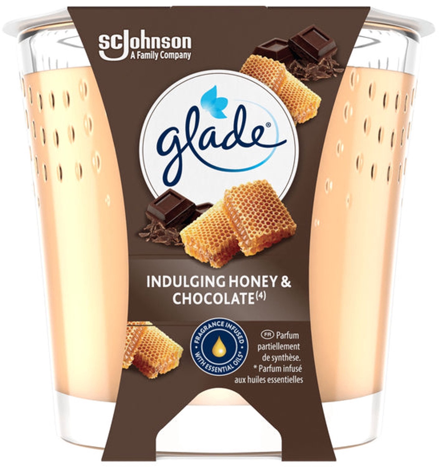 Glade Kaars Indulding Honey & Chocolate (112 gr)