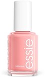 Een glanzende fles Essie nagellak in de kleur 'Sugar Daddy', een lichtroze tint.