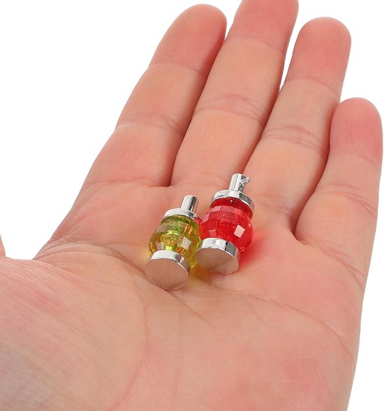 10 stuks mini parfumfles model miniatuur poppenhuis decor micro landschap parfum verzamelobject meubilair voor OB11 poppenhuis — afbeelding 3