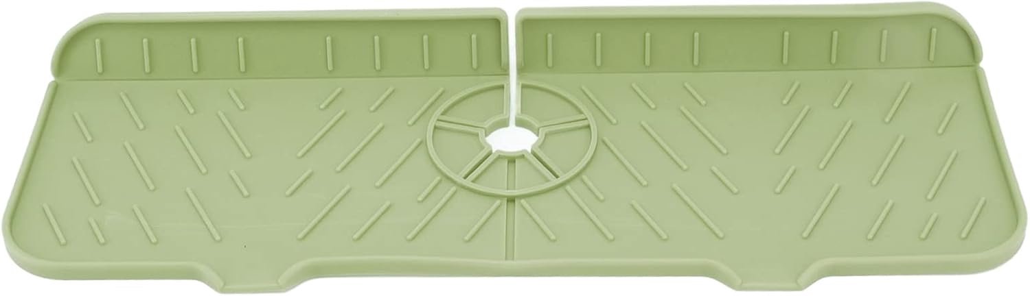 Chrees Siliconen Gootsteenbeschermer voor Keukenkranen, 14,7 X 5,7 Inch
