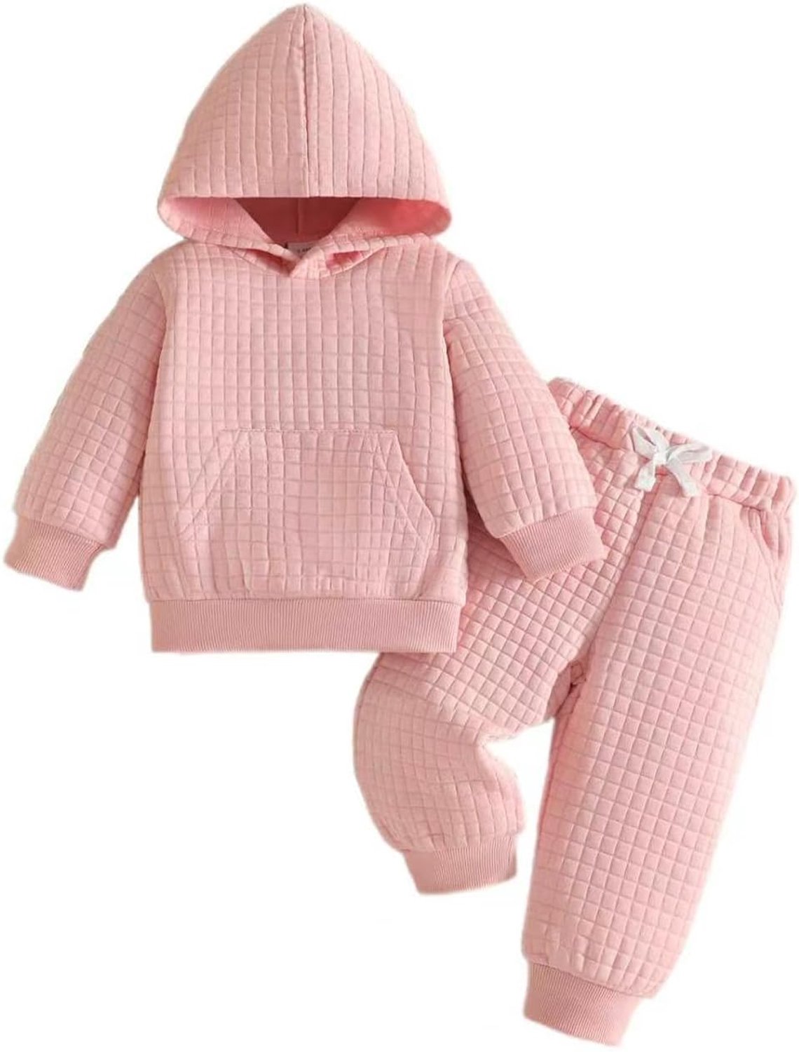 Kledingset voor baby's, kinderen, sweatshirt met capuchon, broek, 2-delige